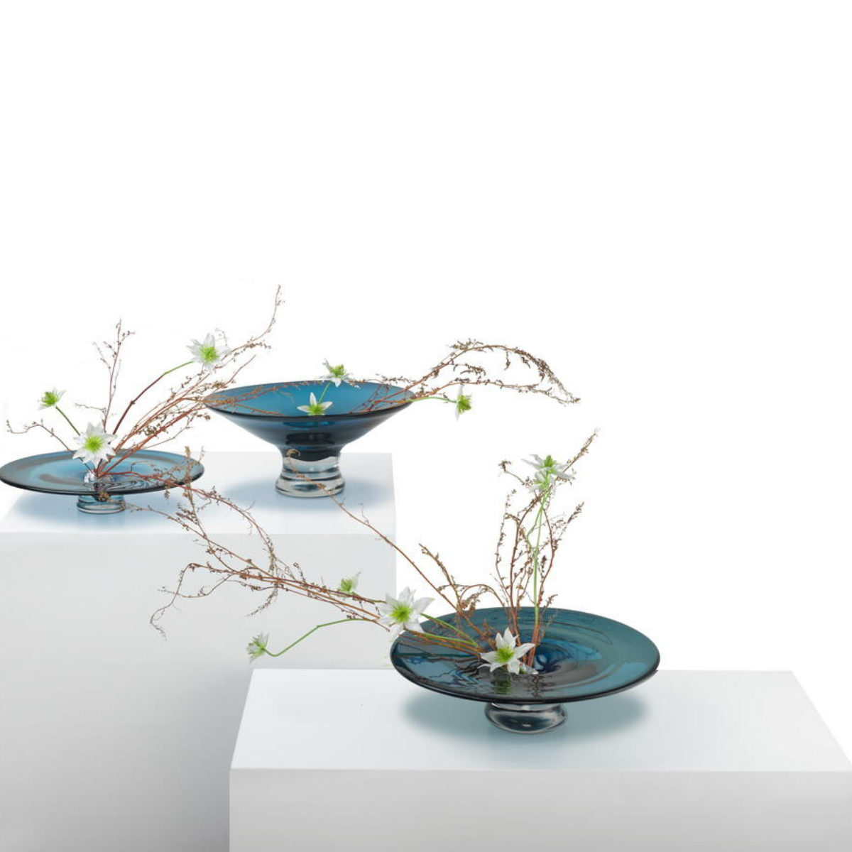 Centro de Mesa de vidrio Cobalt Edición Limitada