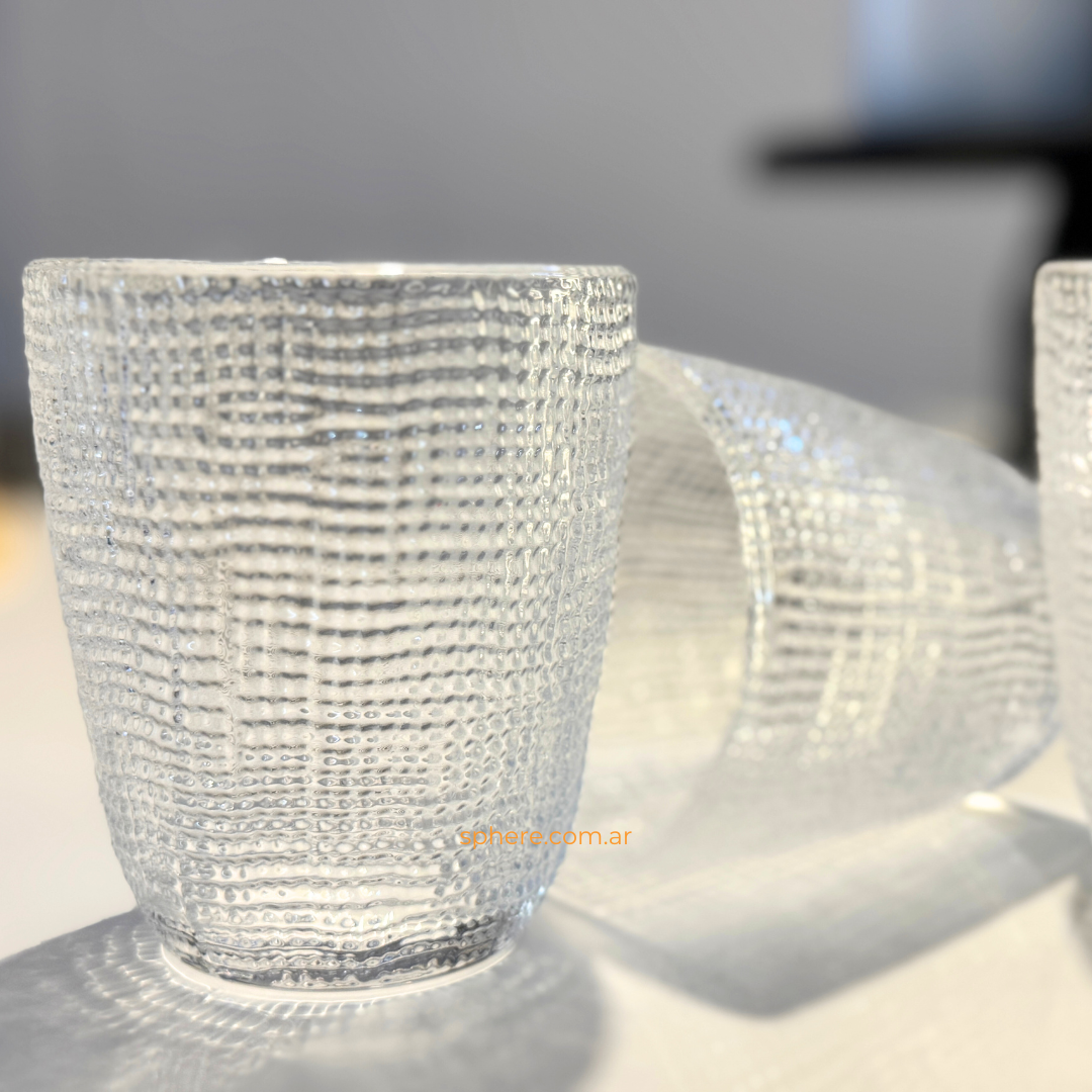 Juego de 6 Vasos transparentes Tuscany