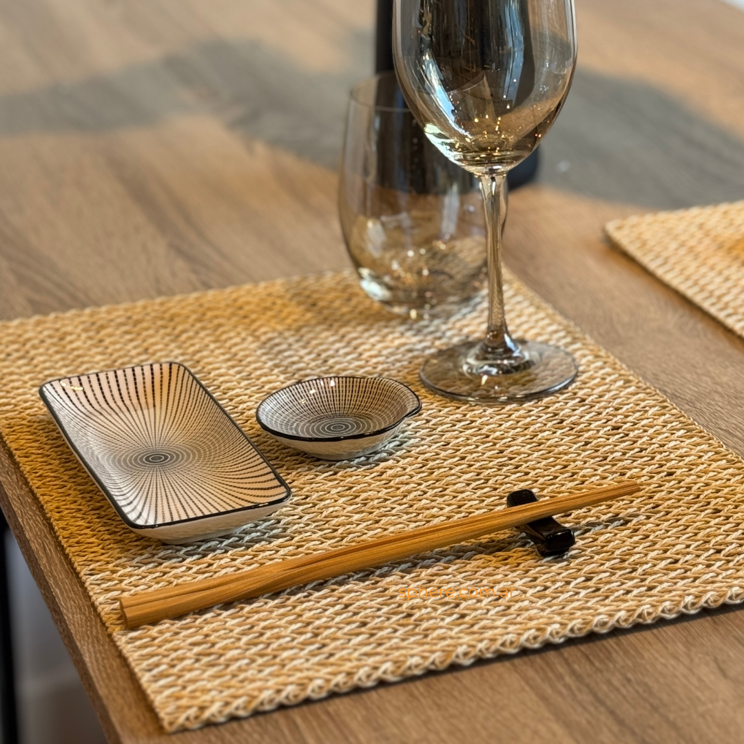 Individual rectangular Blé - Pack de 6
