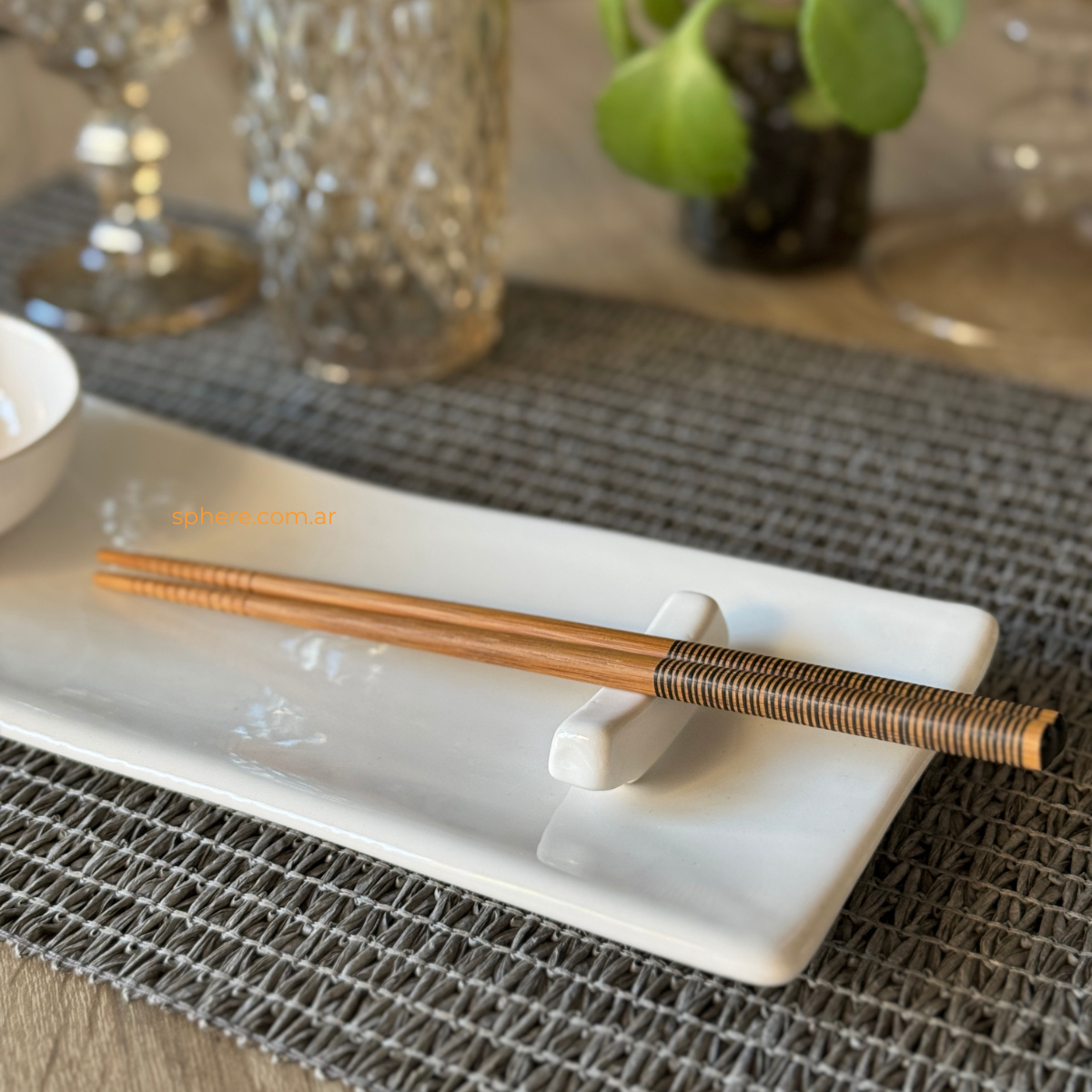 Plato para Sushi Zen Blanco