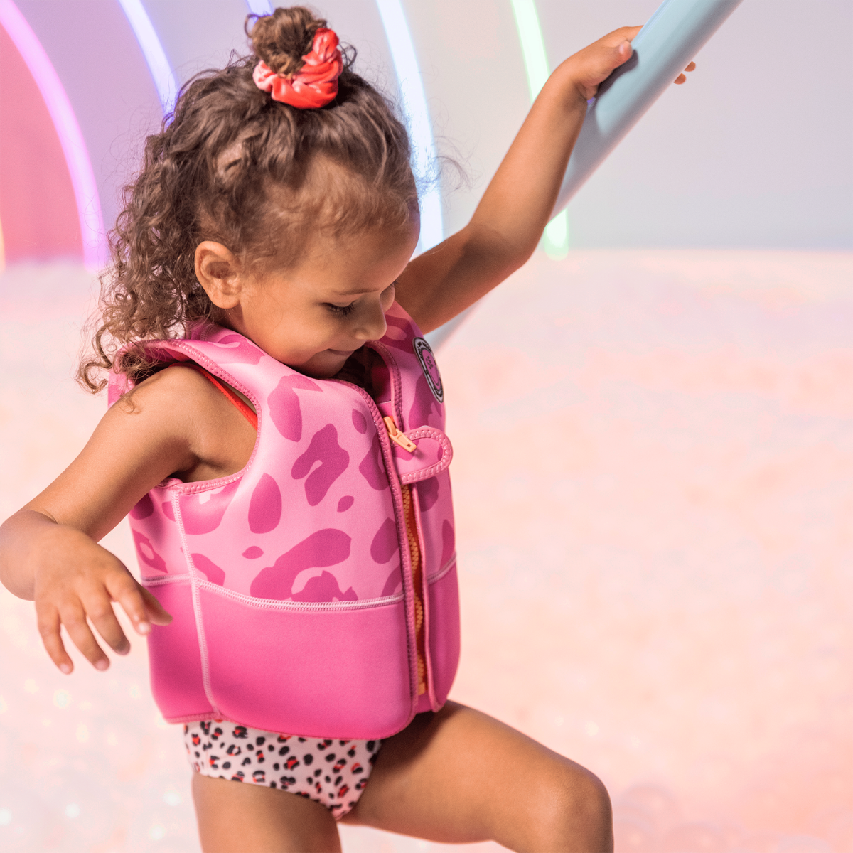 Chaleco Salvavidas Infantil Neón (18 a 30 kg)