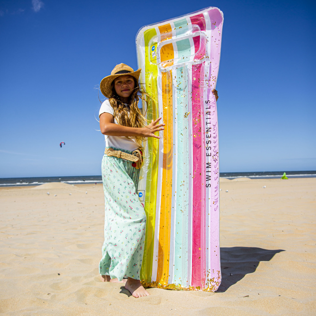 Colchón Inflable Rainbow – Diseño Arcoíris 🌈