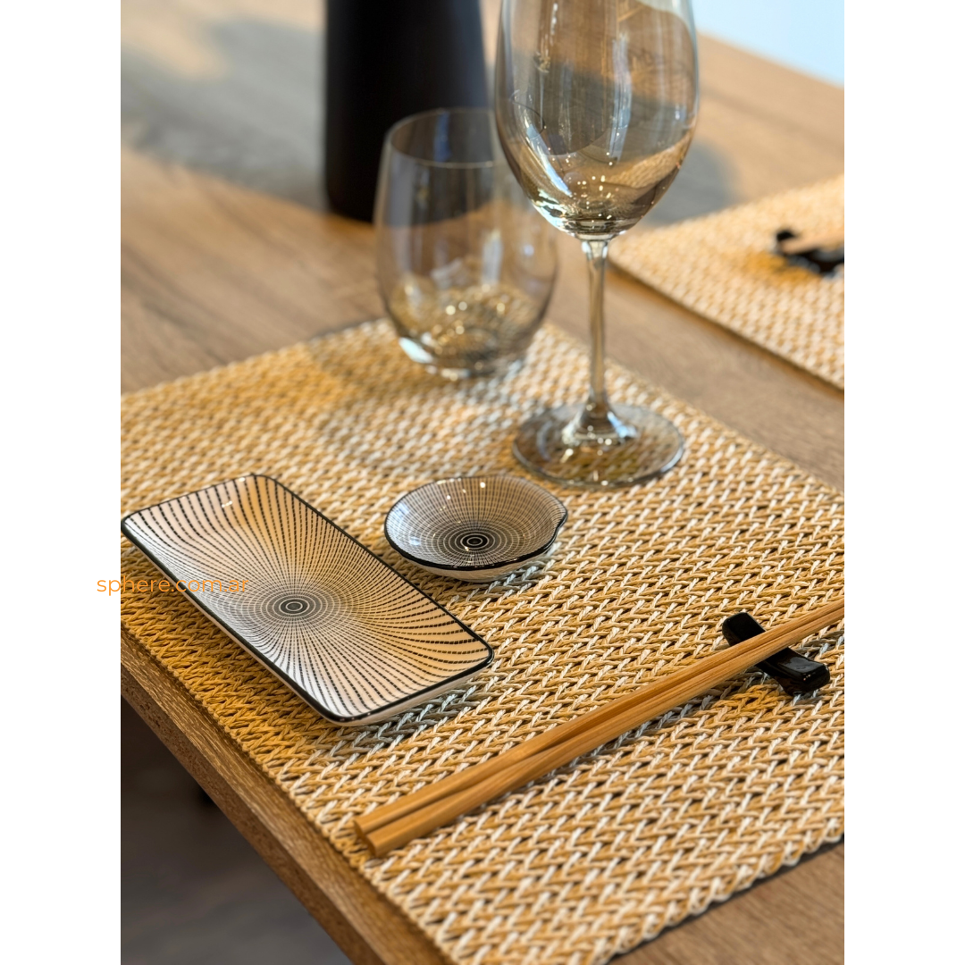 Juego de Vajilla para Sushi Noir (para 2 personas)