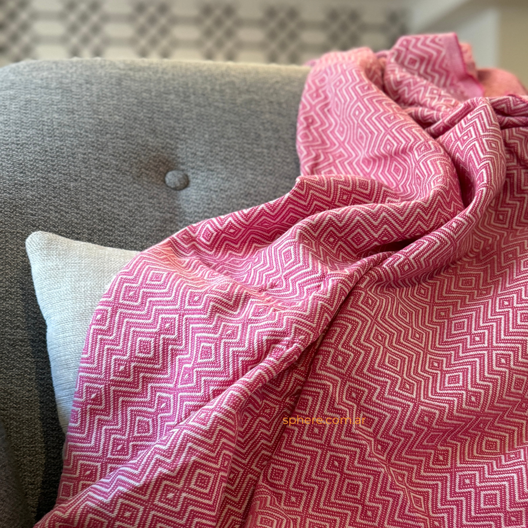 Manta para decorar Rosé Pink - Colección Briza