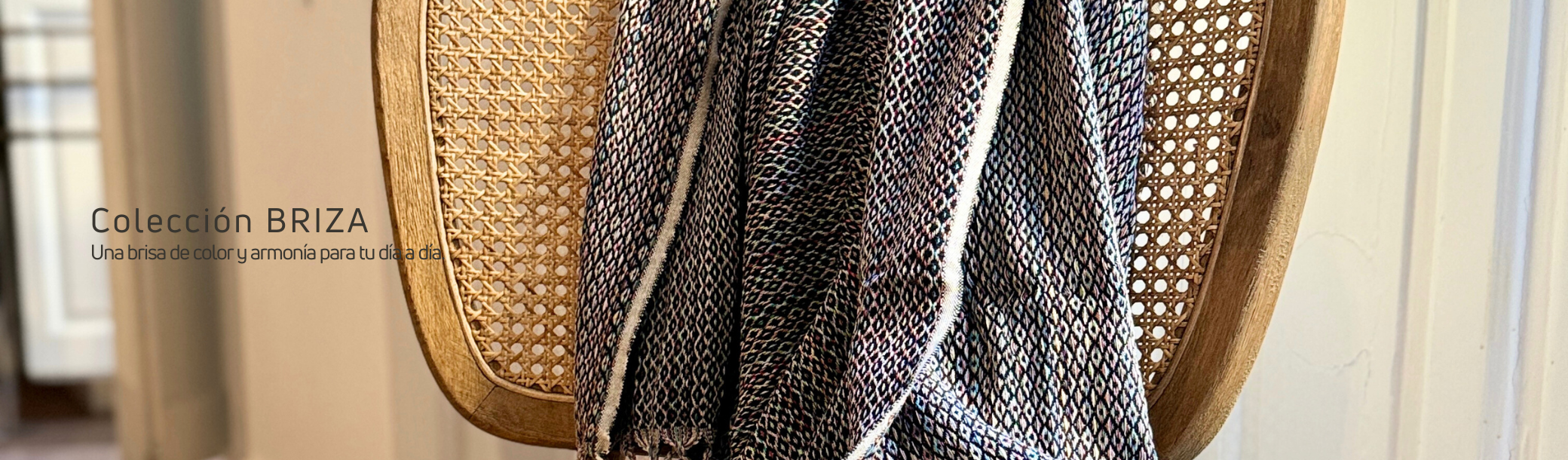 Mantas para decorar - Colección Briza