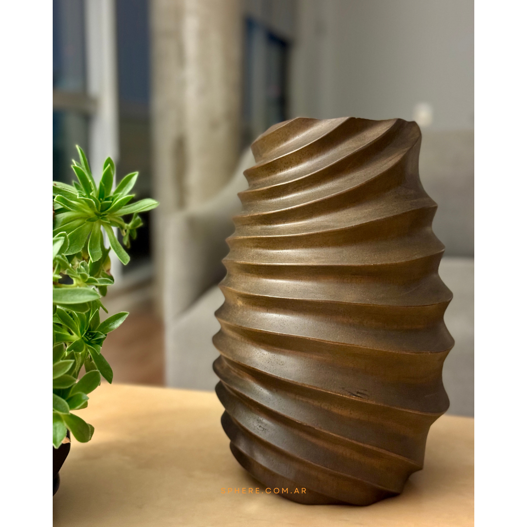 Cuencos de Madera Mae (alto)