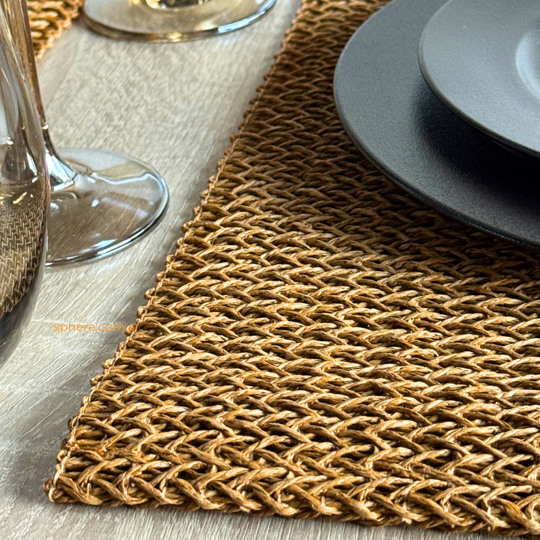 Individual rectangular Blé - Pack de 6