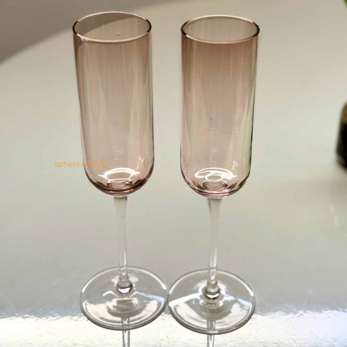 Juego de 6 Copas de champagne Lux