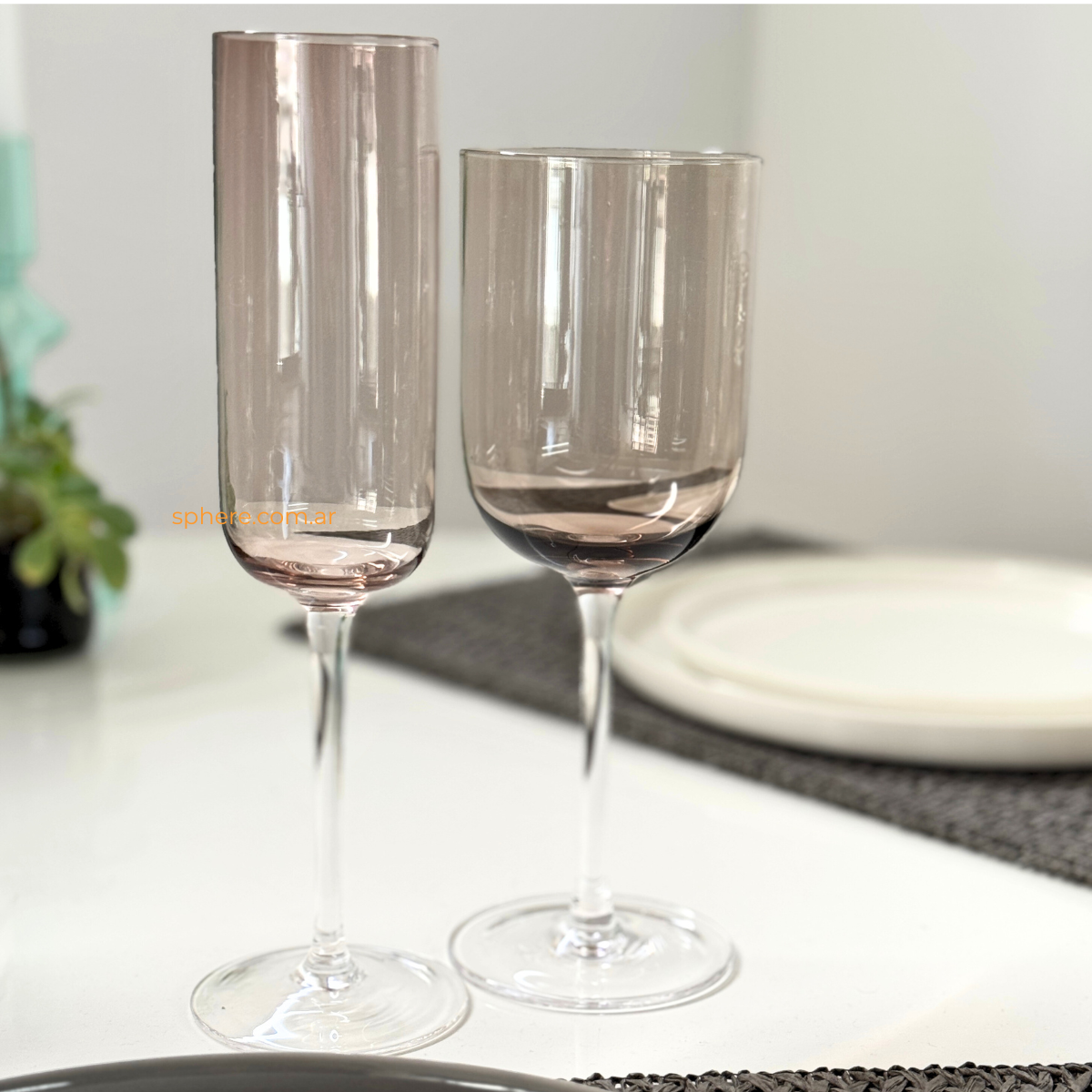 Juego de 6 Copas de champagne Lux