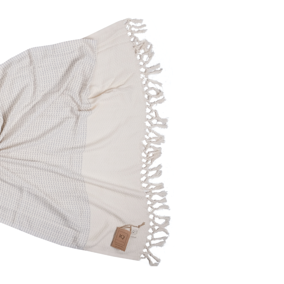 Manta para decorar Nebbia Gris - Colección Briza