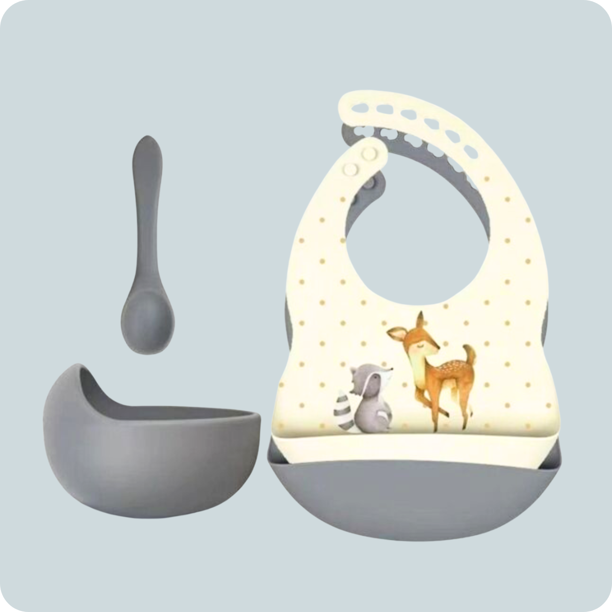 Set de Alimentación Completo Bambi para bebes de 6 a 12 meses 🍼
