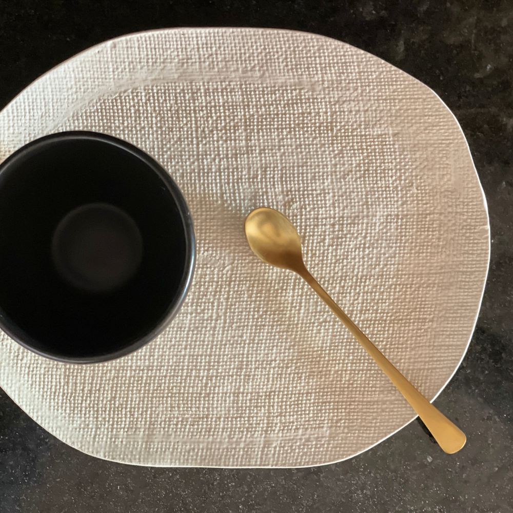 Cucharas para café y té doradas Innan - Pack de 6 unidades