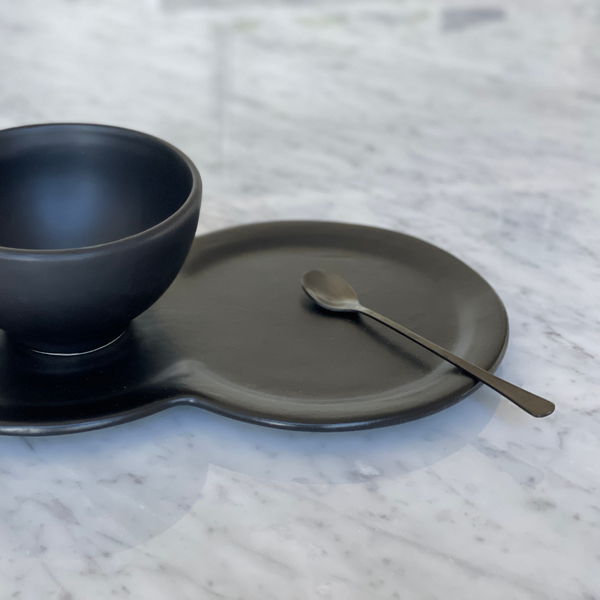 Cucharas negras para café y té Innan